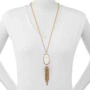 Kendra Scotte Rayne Necklace - White Pearl